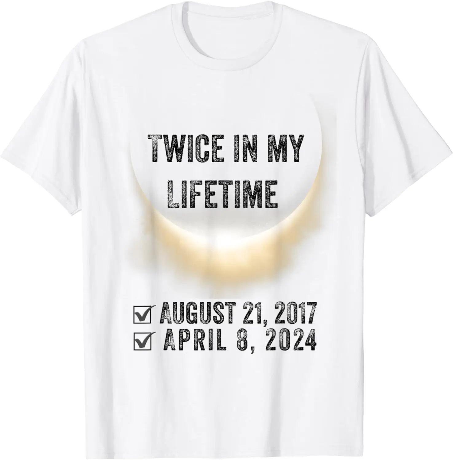 2024 Shirt Twice in my lifetime Solar Eclipse T-Shirt