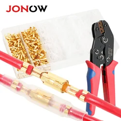 600PCS Bullet Wire Connectors Boxed Male Female Connection Cable Sealed Sleeve Insulation Electrical Crimp Terminals For Car