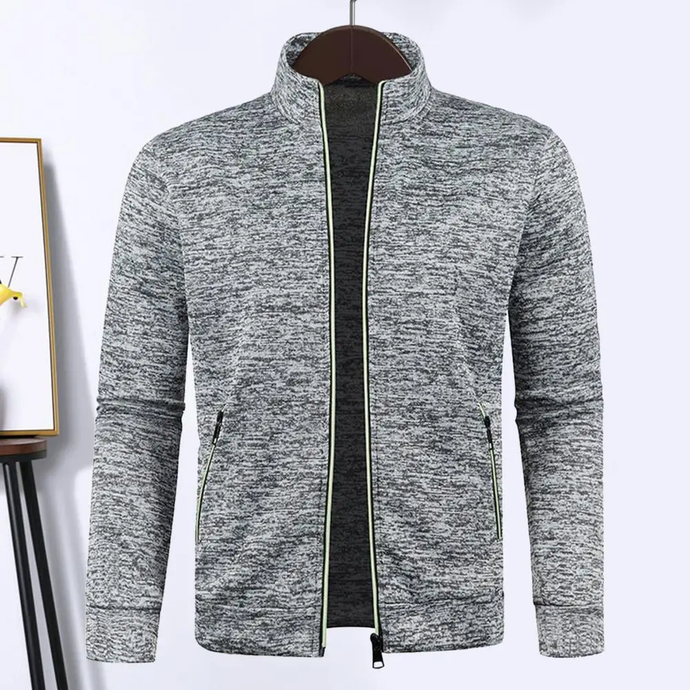 Winter Men's Fleece Thicker Sweater Coat Half Zipper Turtleneck Warm Pullover Quality Male Slim Knitted Wool Sweaters