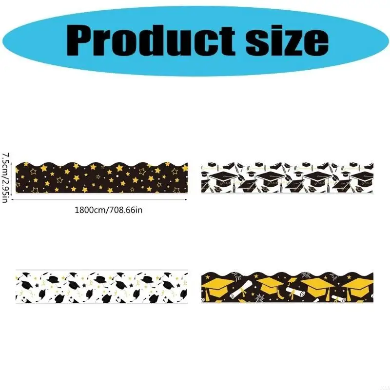 

LXAA 18 м/59 -футовая граница границы наклейка 75 мм декоративная отделка границы стена наклейка