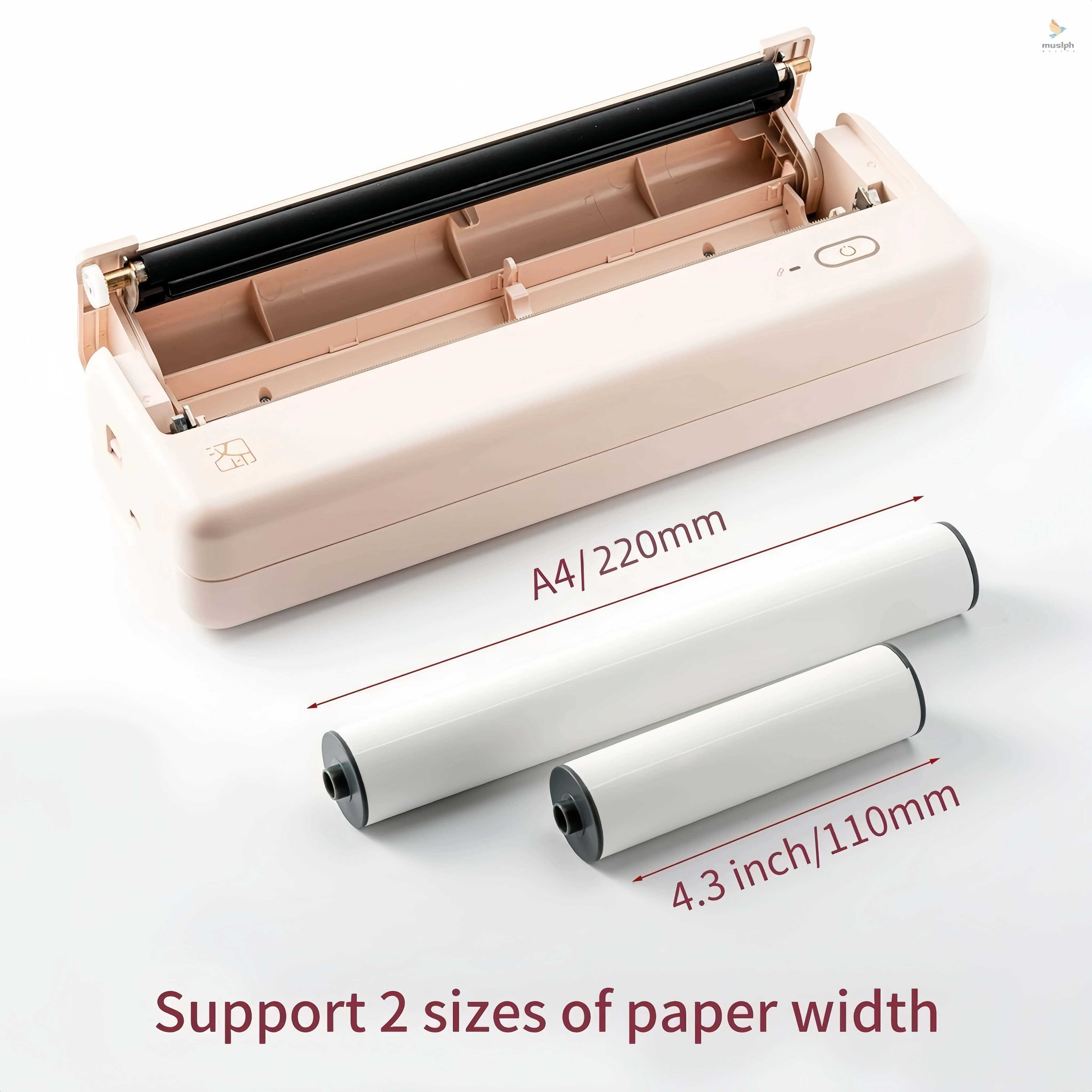 Imagem -06 - Hprt-mini Impressora Portátil sem Fio Alta Definição Papel Térmico sem Tinta Bluetooth Tamanho da Foto do Telefone Mt810 a4