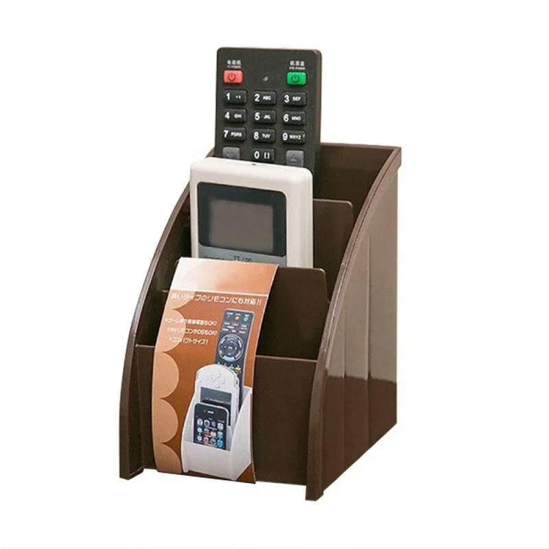 

Remote Control Storage Holder Desktop Case Box Organiser Mobile Phone Stand Home Decor
