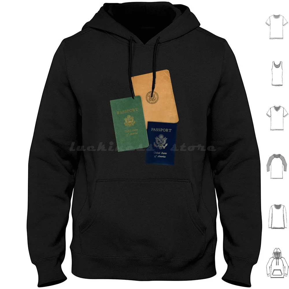 Evolution Of United States Passport Covers In The 20Th Century Hoodies Long Sleeve Wilshireimages Passport Travel