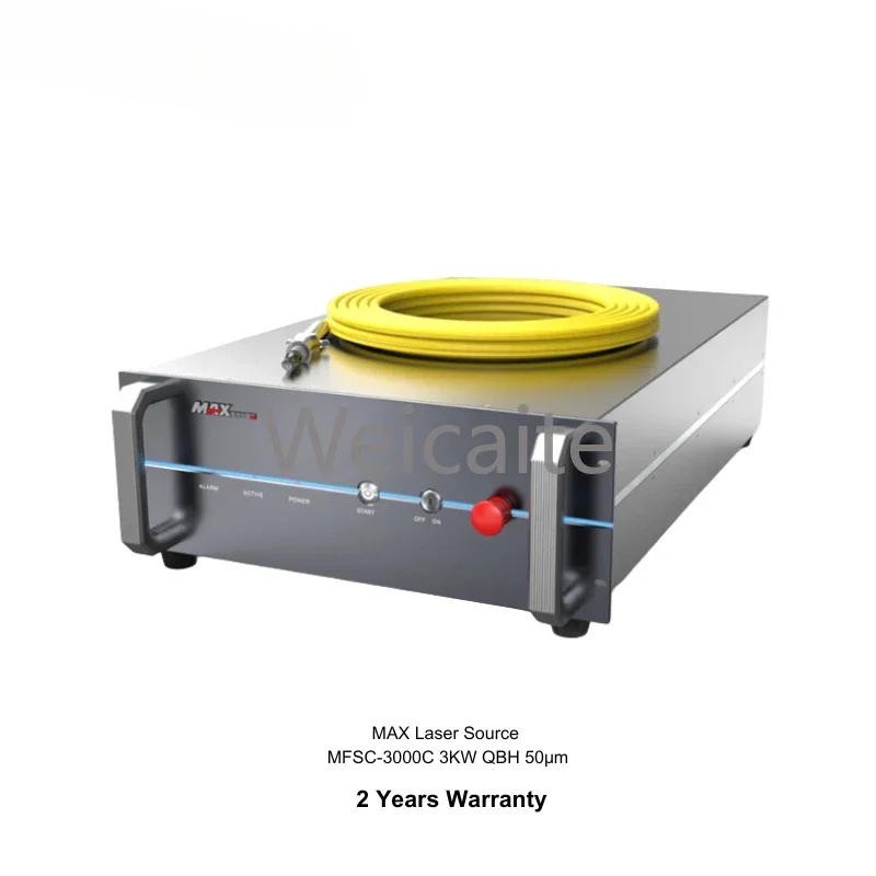 Maximum Fiber Optic Continuous Laser Source 3KW MFSC-3000C Cutting Machine Equipment Parts QBH 50 Μ M Easy To Install