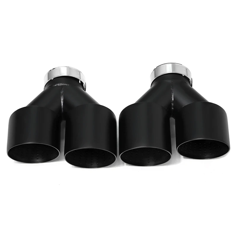 Quad Koolstofvezel Uitlaat Tip Voor BMW F10 F11 535d 535i 640i 640d Auto Uitlaatsysteem Nozzle Uitlaat Tuning Uitlaat Tip