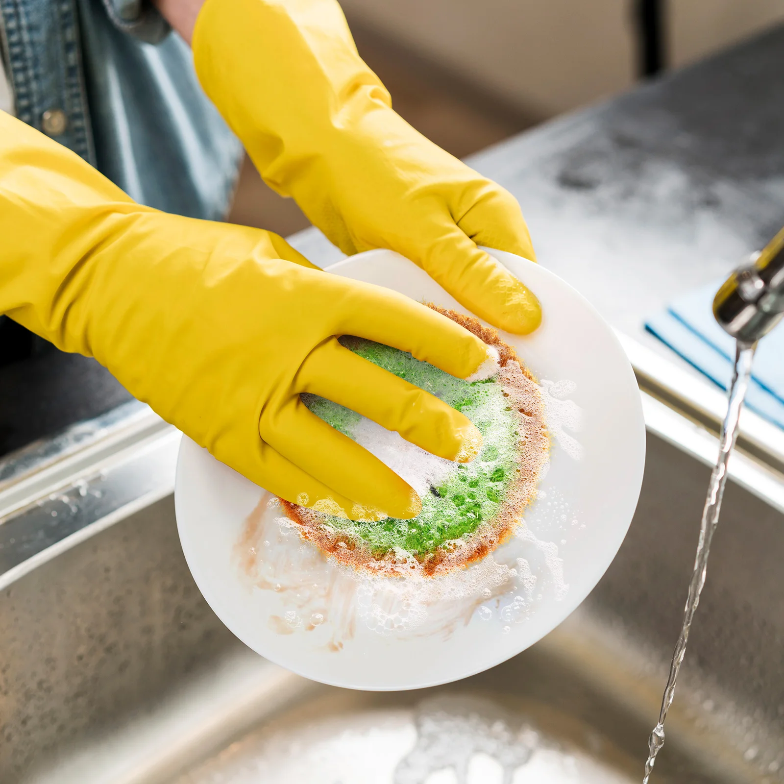 

5 Pcs Fruit Dish Towel Set Sponges Absorbent Acrylic Kitchen Towels Convenient Cleaning