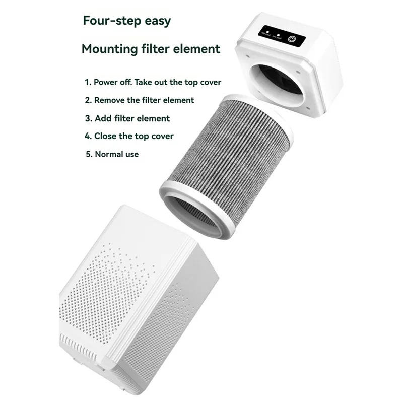 

Хорошо продуманный очиститель воздуха, отрицательная стерилизация N, фильтр для удаления формальдегида, USB портативный интеллектуальный бесшумный дезодоратор