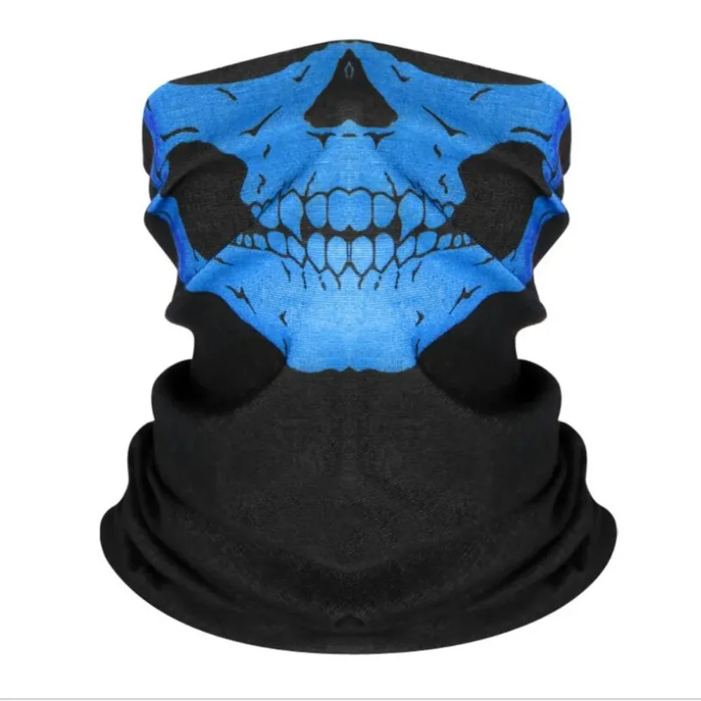 Skull Men Balaclava Ski Mask Cycling Caps Snowboard Face Cover Motorcycle Bicycle Helmet Hood Bandana Scarf Breathable Windproof view 5