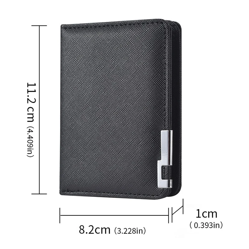 Portafogli alla moda per uomo Porta carte di credito sottile Portafogli Modello incrociato Borse per soldi corte da donna Porta carte portatile Regalo maschile