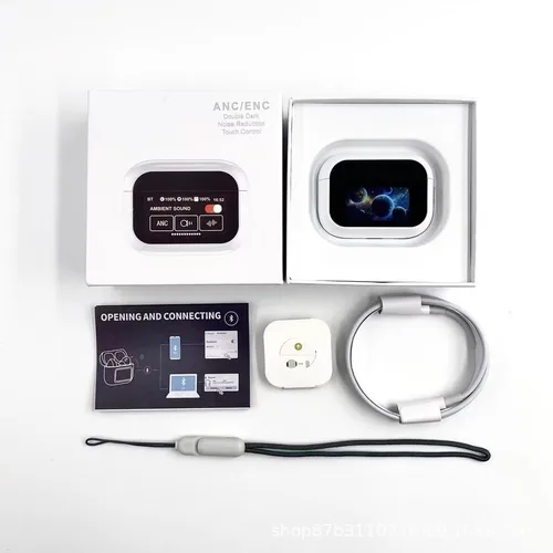 Nueva llegada auriculares bluetooth con pantalla táctil a9pro a todo color con reducción de ruido adecuados para auriculares inalámbricos intrauditivos con súper