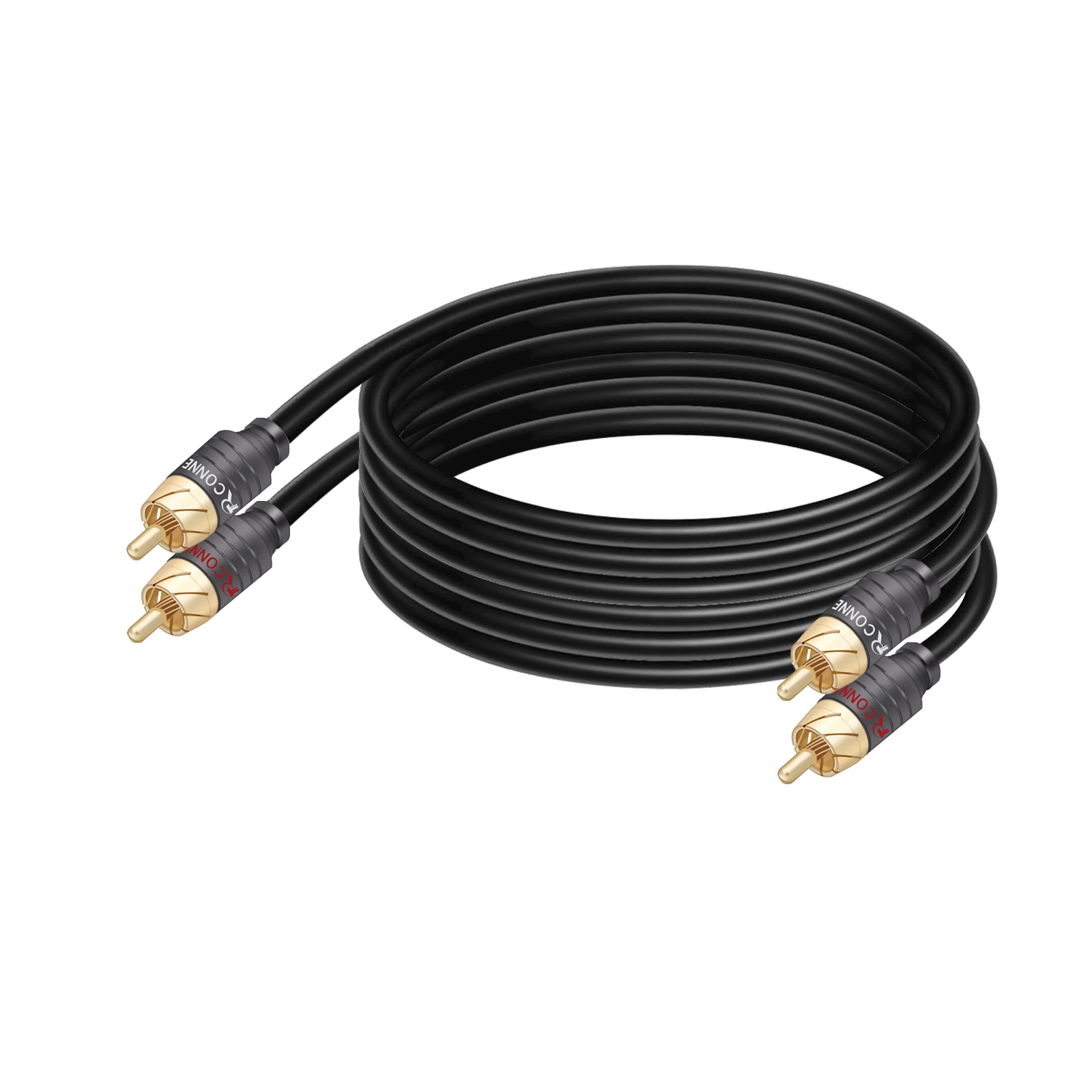 2 RCA do 2 kabel RCA z męskiego na męskie kabel Audio do wzmacniacza kino domowe DVD kabel telewizyjny RCA Gold-platerowane złącze 1 para 0.3M-20M — zdjęcie produktu 7