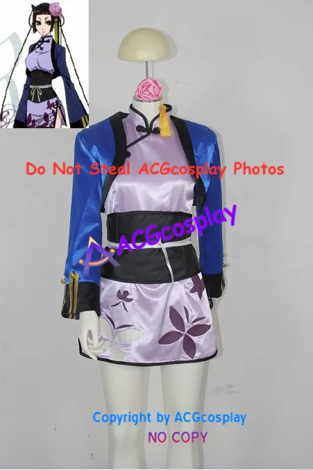 Black Butler Kuroshitsuji Ran-Mao Cosplay Costume Ran Mao Costume acgcosplay Dress