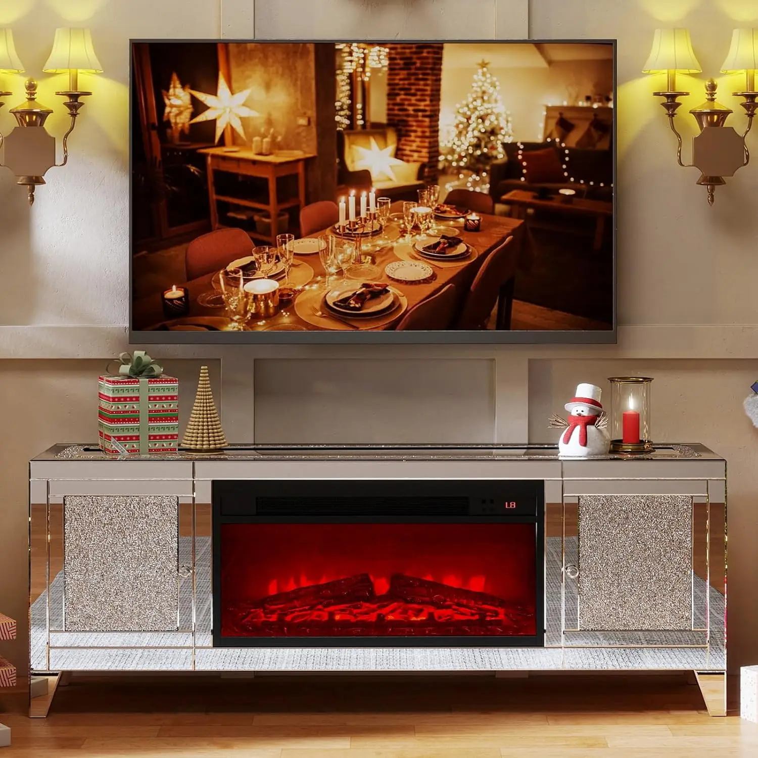 Fireplace Tv Stand,…