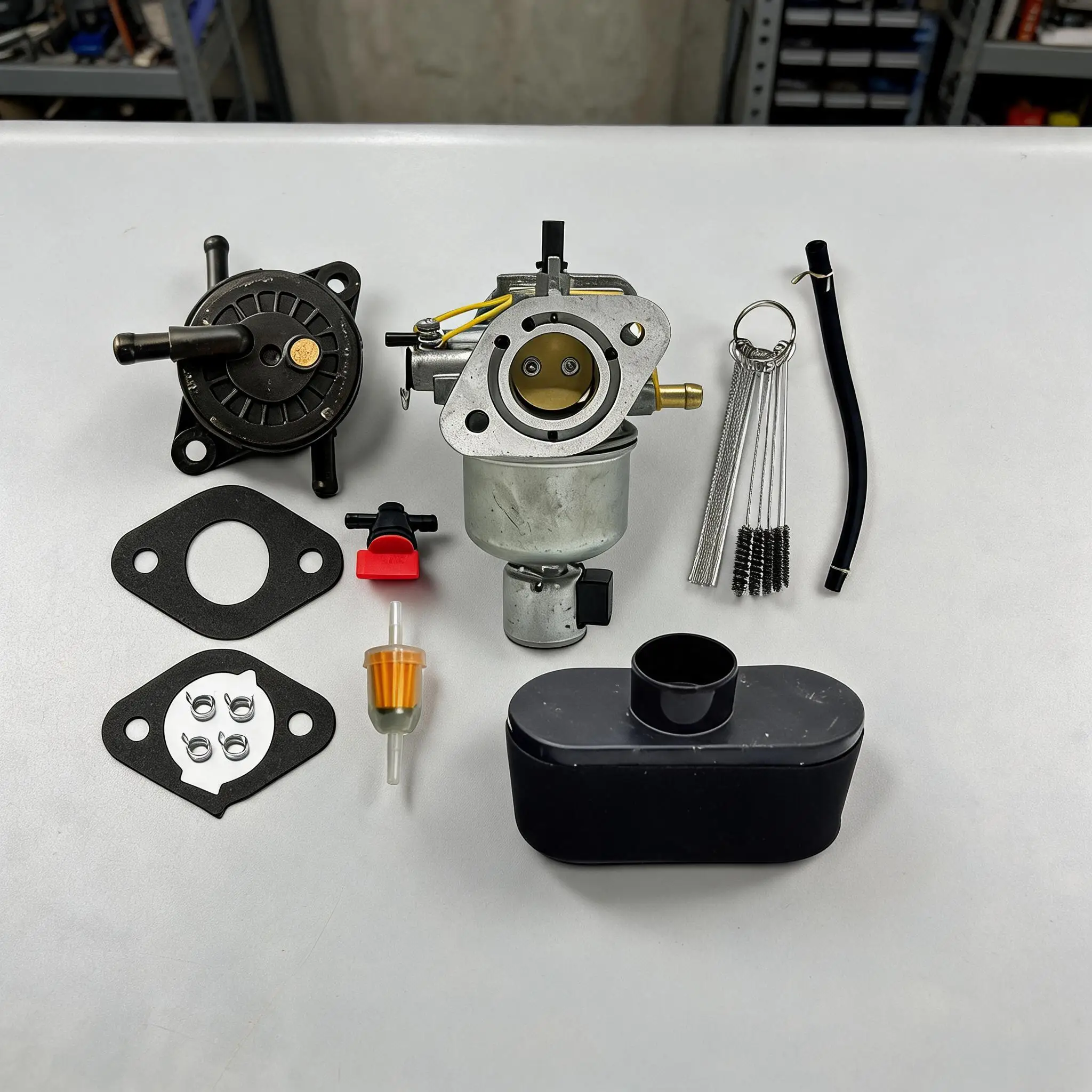 

15004-0827 Carburetor Fit Air Filter Fuel Pump For Kawasaki Specific FS481V FH580V FS541V 15004-0822 Garden Power Equipment