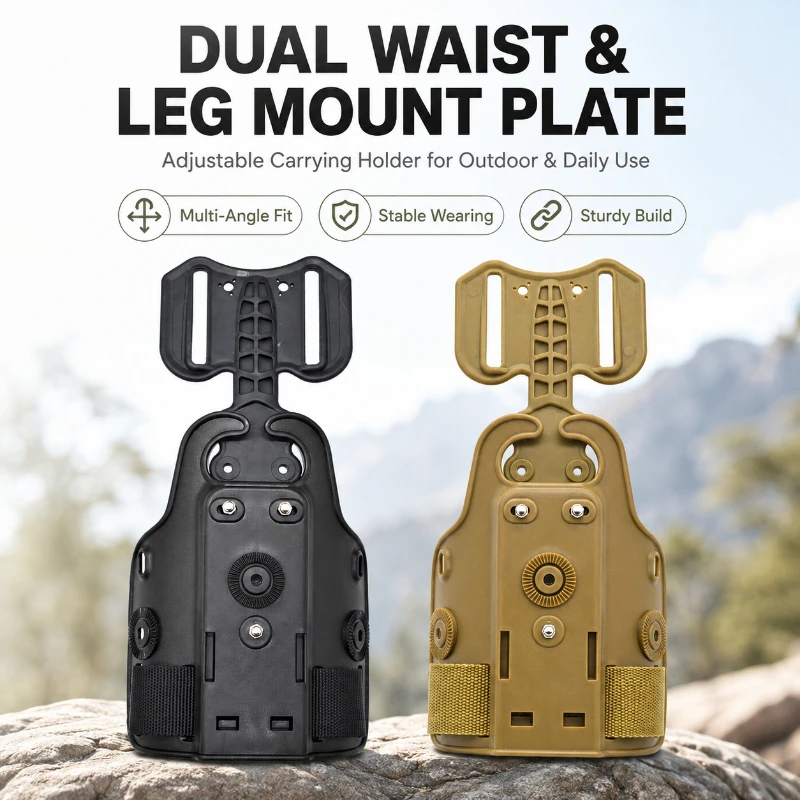 Black Adjustable Thigh Fixing Plate Dual Purpose Structure Elastic Band Fastening Handcraft Auxiliary Part