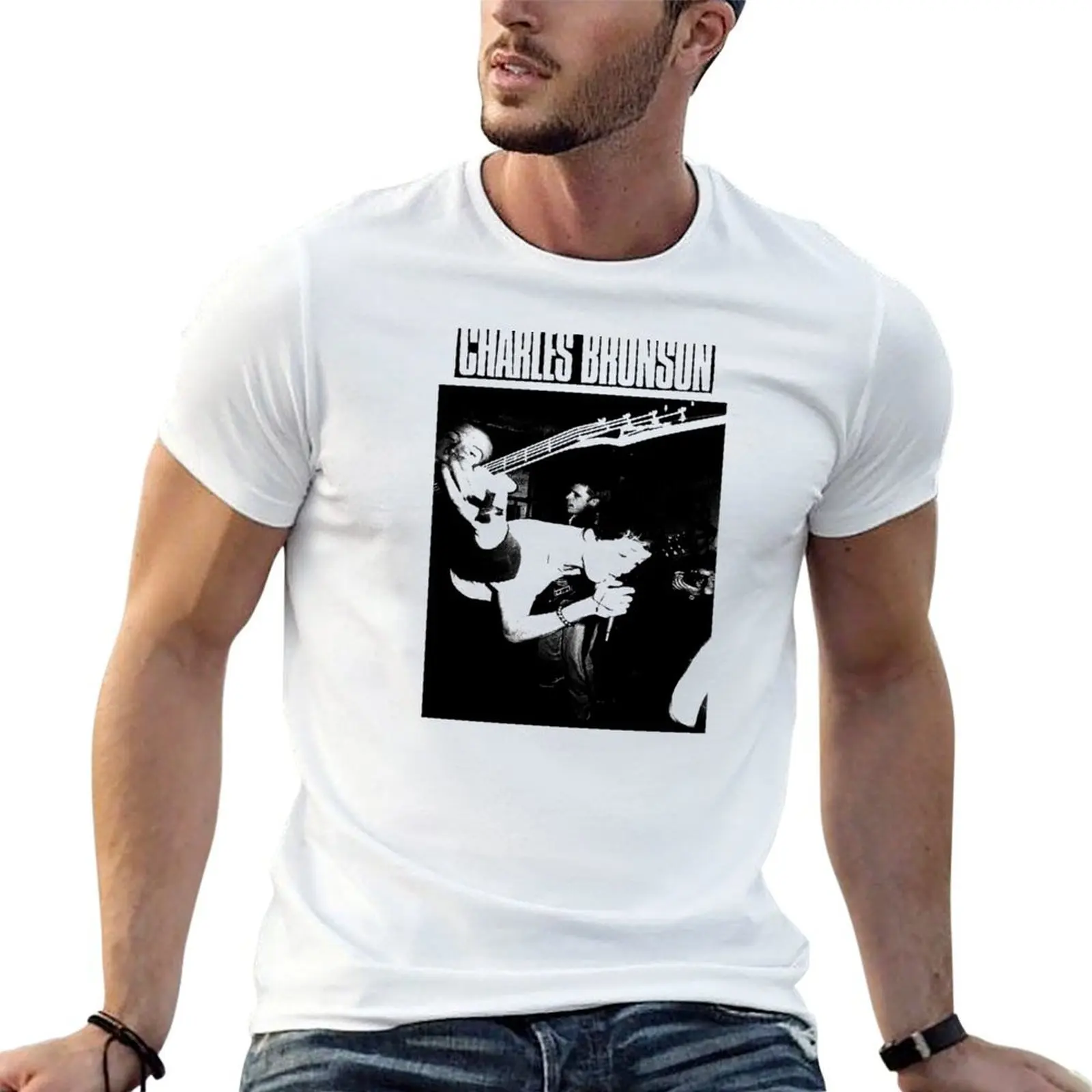

Charles Bronson T-Shirt man t shirts for men casual man graphic t shirt t shirt for man 100 percent cotton T-Shirt