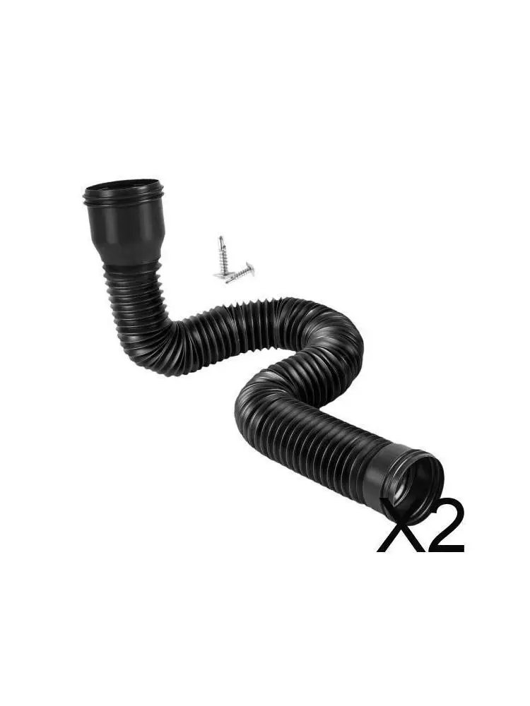 Universele flexibele regenpijpverlenging, verstelbaar drainage-accessoire voor regengoten, voor thuisgebruik - afbeelding 2