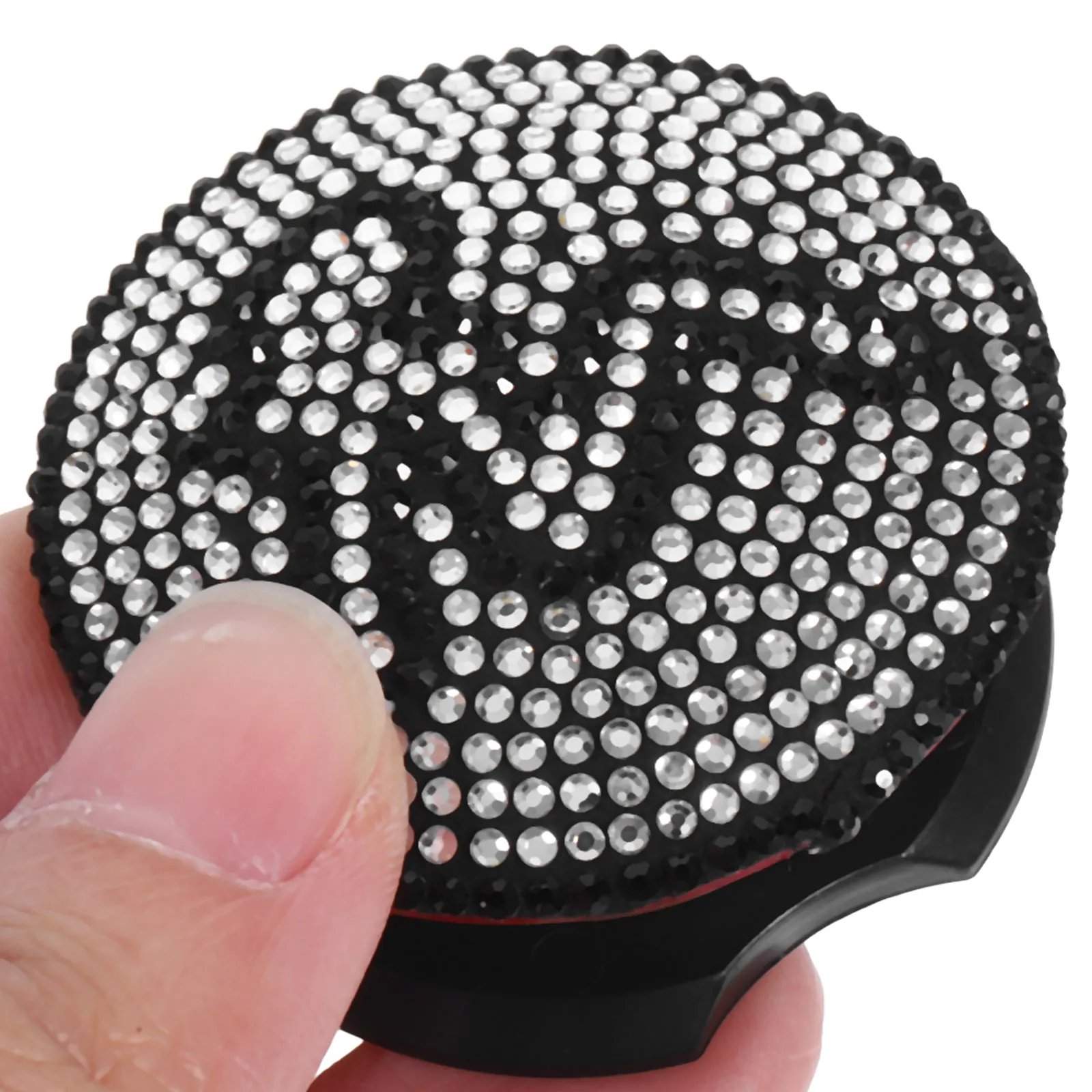 

Starter Cover Decoration Car Engine Stop Button Bling Ring for Ignition Accessories
