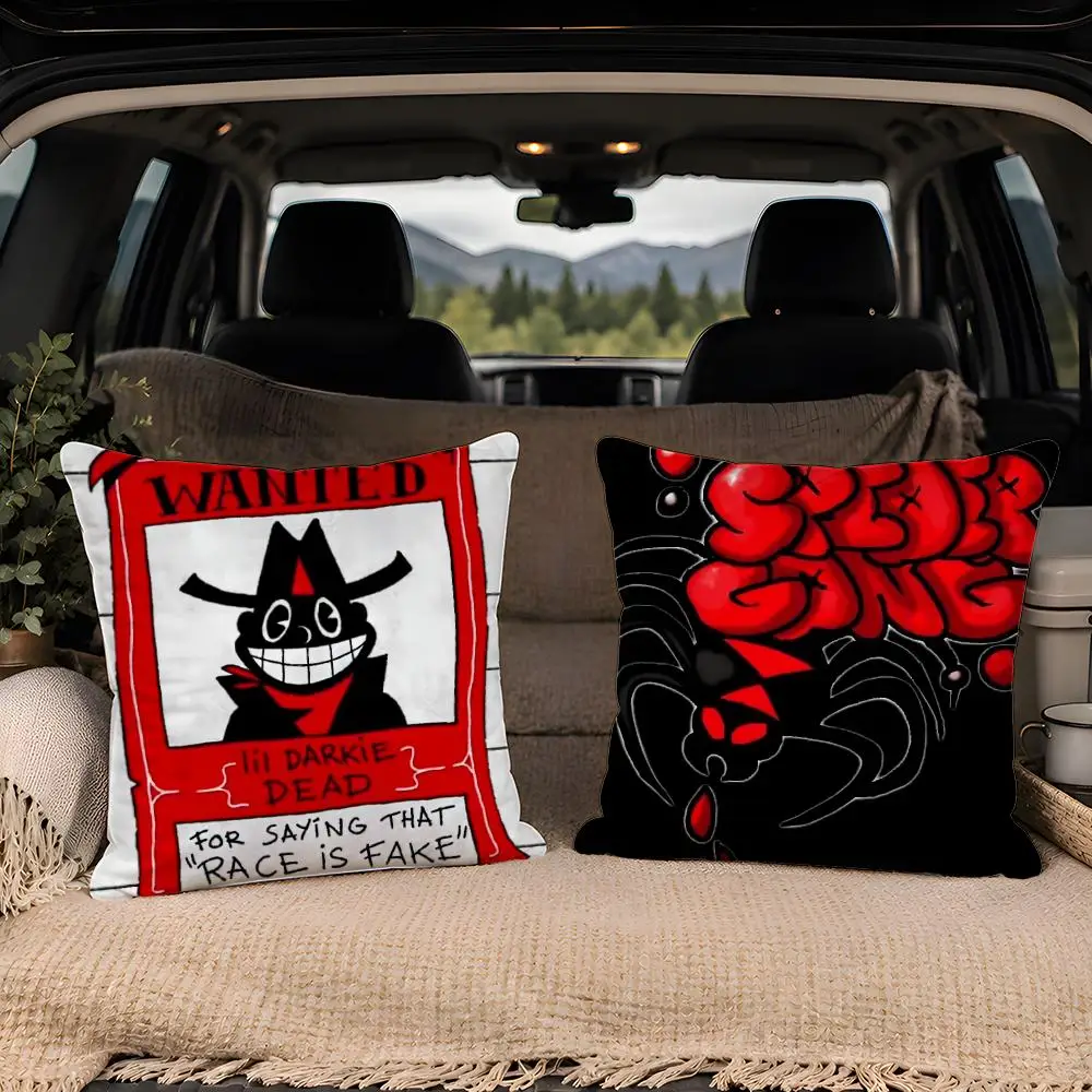 Lil D-Darkie Rapper Cushion Cover 1pc Square Throw Pillow Cover Soft Fabric Removable Washable Couch Bed Chair