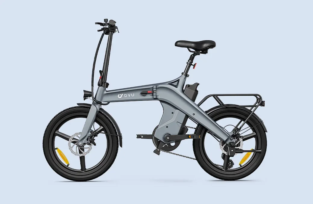 DYU T1 Elektrofahrrad 250W Bürstenloser Motor 36V 10AH Lithium-Akku Magnesiumlegierung-Rahmen Erwachsenen-Klapp-E-Bike mit 20-Zoll-Reifen – Detail 18