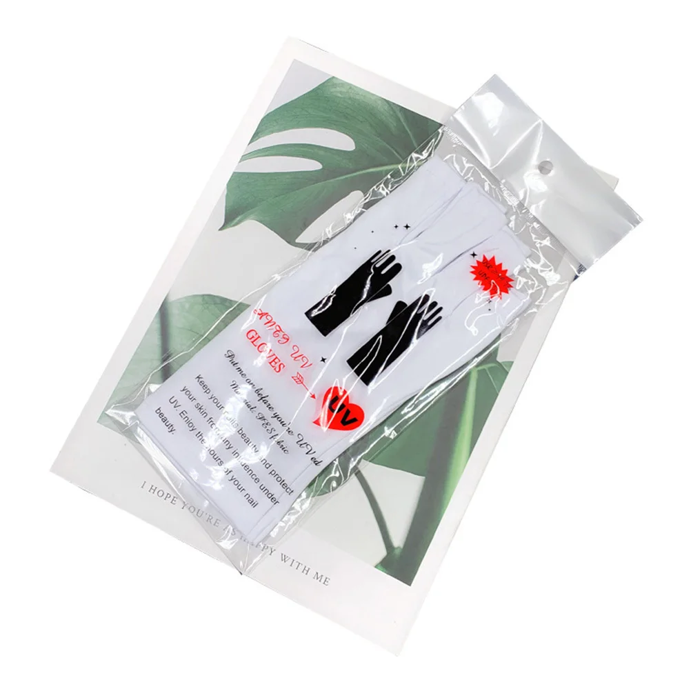 1 paire de gants Uv demi-doigt Nail Art manucure Protection demi-doigt gants Uv Gel traitement soins de la peau cadeau pour les femmes