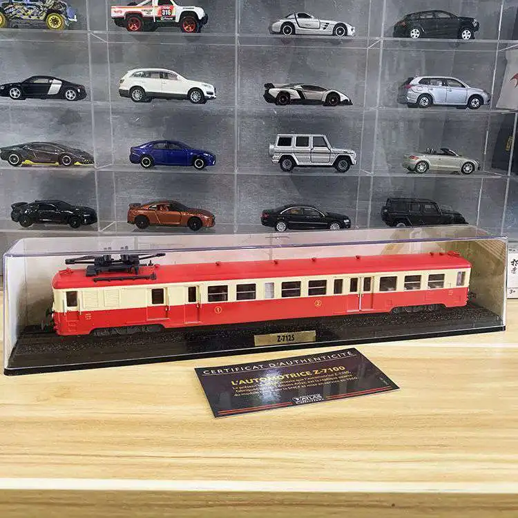 Train Model Electric Locomotive Rail Car Old Tram Simulation Model Collection Toy Model1/87