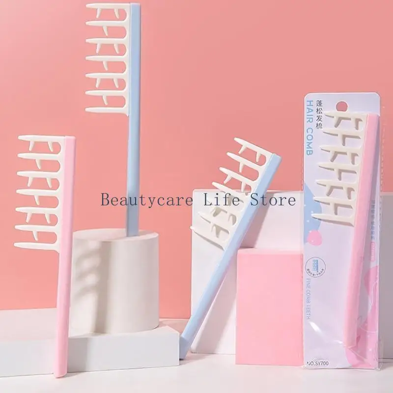 652C Hair Seam Comb Plastic Portable for Home,Salon,and Barber Shop Use Create Shaggy Hair Roots