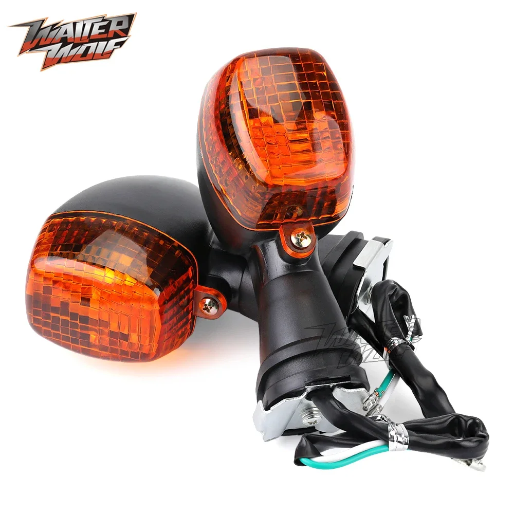 KLE 500 ZX6R Front Turn Signal Light For KAWASAKI ZX7R ZX9R ZX12R NINJA 250R ZR7S GPZ ZXR Motorcycle Accessories Indicator Lamps