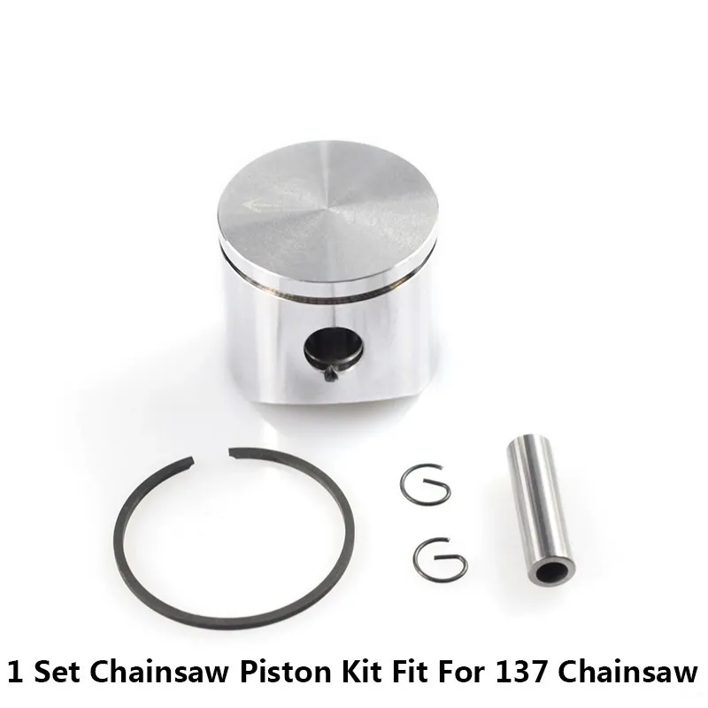 Chainsaw 38mm Cylinder Piston Kit With Piston Rings Cylinder Fit For 137 Chainsaw Piston Set Garden Tool Accessories