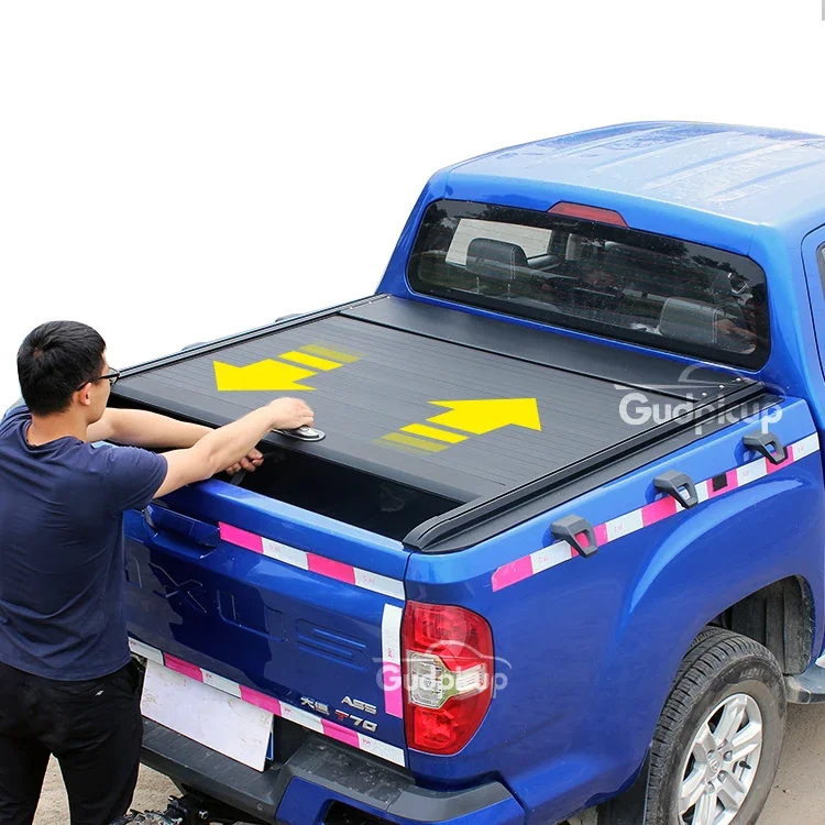 

Pickup Truck Retractable Aluminum Roller lid Shutter Tonneau Cover for Ford Ranger T6 T7 F150