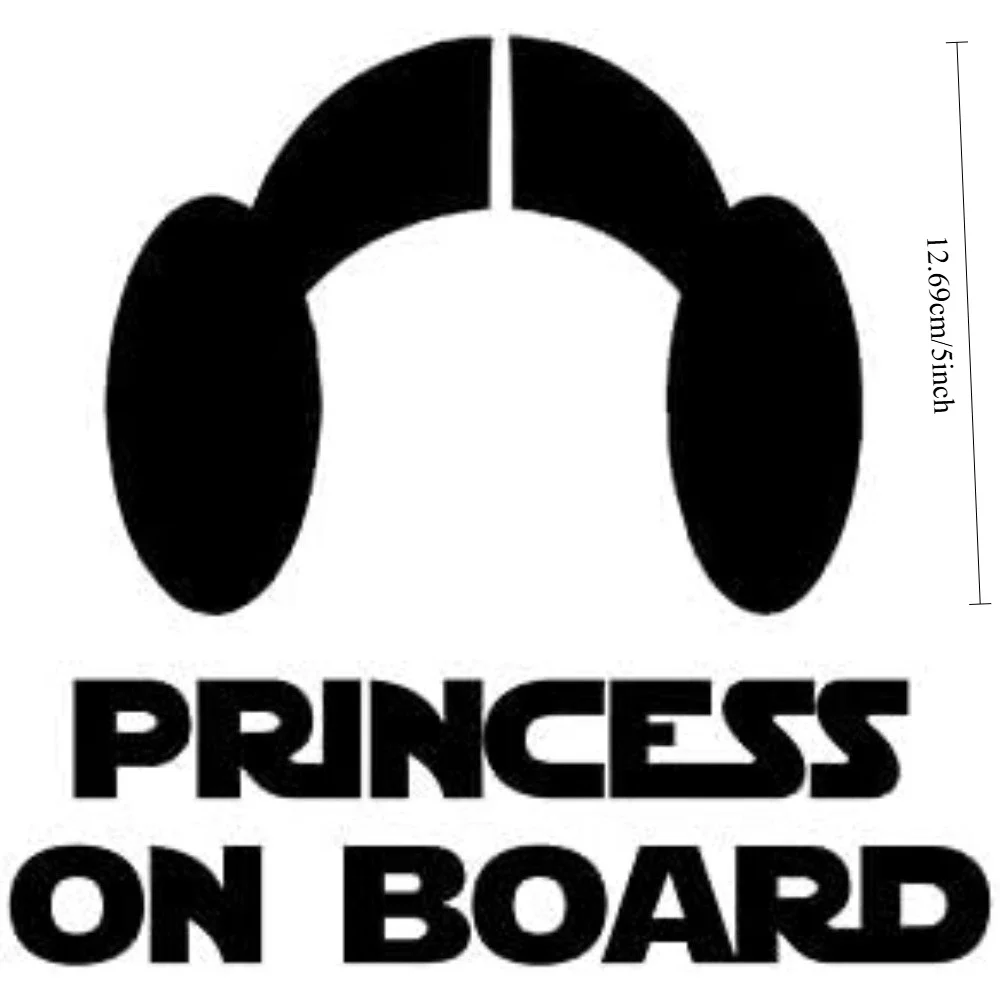 

1 шт. "Модная наклейка на автомобиль принцессы, авто наклейка «Принцесса на борту», крутая наклейка на автомобиль для индивидуальной настройки, стойка в стиле автомобиля.
