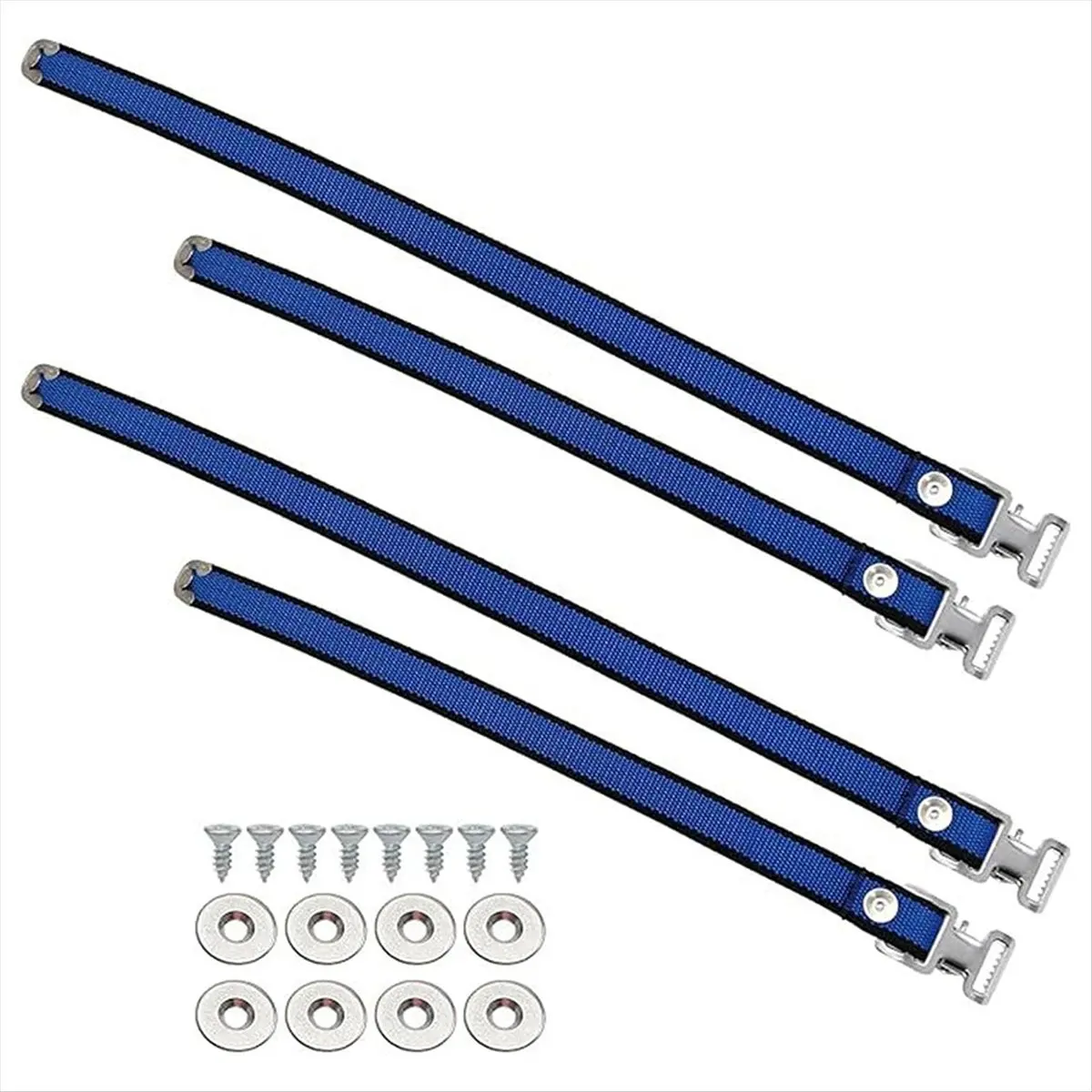 AT16 Professional Drywalls Stilts Replacement Straps Set with Hardware Nylon Adjustable Bands Belt Painter Walking