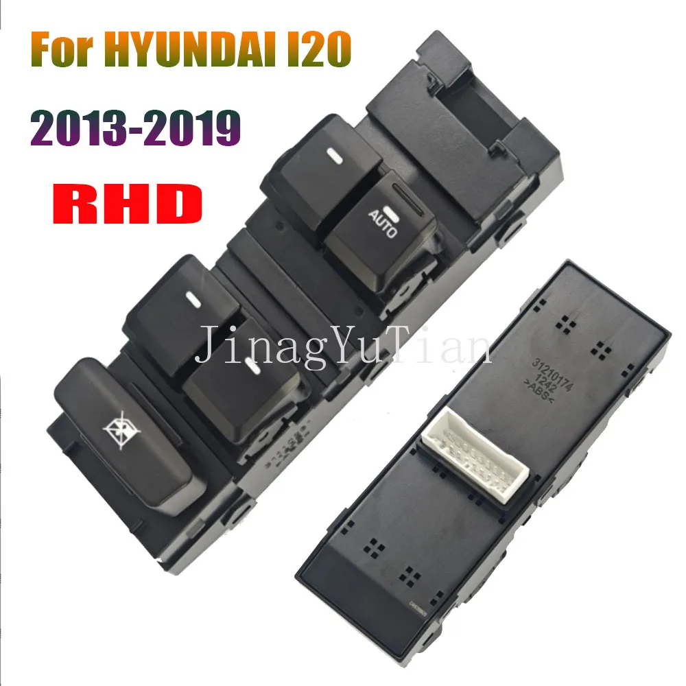 

Car Accessories for HYUNDAI I20 2013-2019 Front Right Driver Side Electric Power Window Switch Glass Lifter Control Button Parts