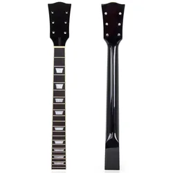 maple electric guitar handle neck rosewood fingerboard for Gibson Les Paul LP (black) ，22frets