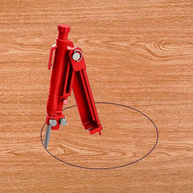 Multi-functional Adjustable Scribing Tool for Measuring Tools with Pencil Deep Hole Line Maker Woodworking Gauge Scriber