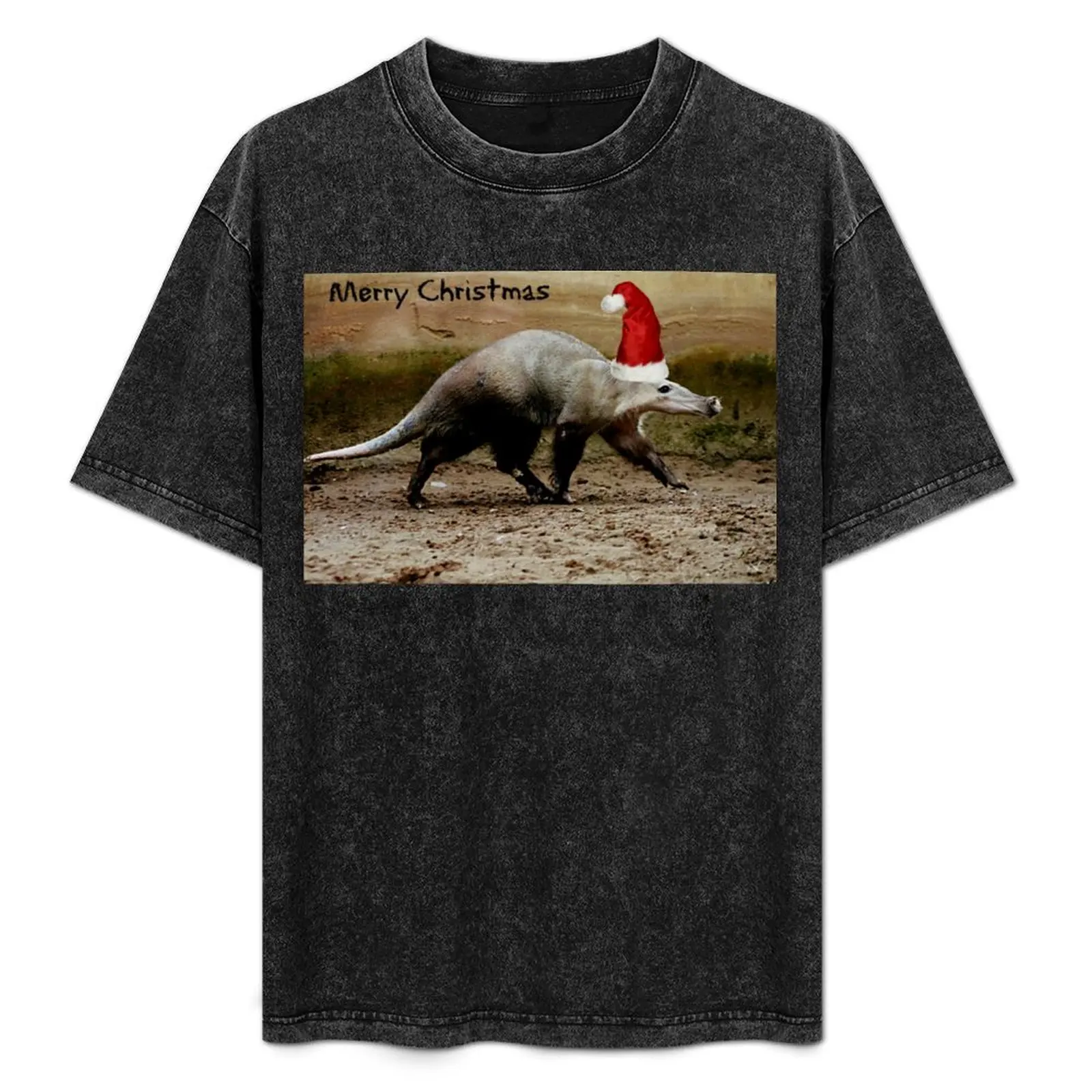 A Merry Christmas Aardvark T-Shirt Funny t-shirts korean fashion mens clothing