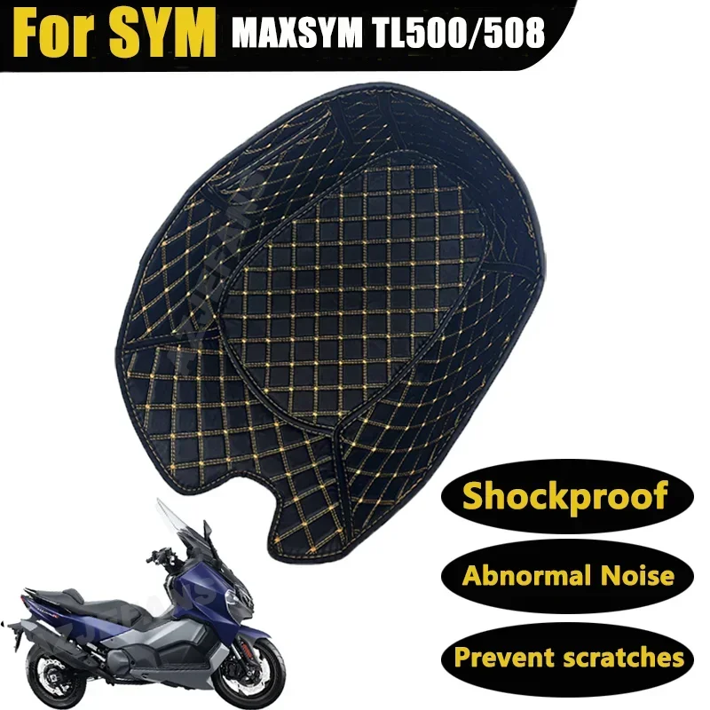 For SYM MAXSYM TL500 TL508 Motorcycle Storage Box Seat Bucket Liner Cushion Shockproof Abnormal Noise Prevent Scratches