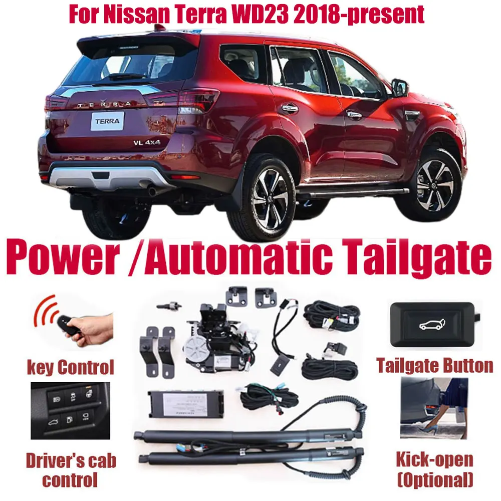 

Для Nissan Terra/XTerra WD23 2018-наст. время: Комплект автоматического подъема багажника, интеллектуальный электрический привод двери багажника