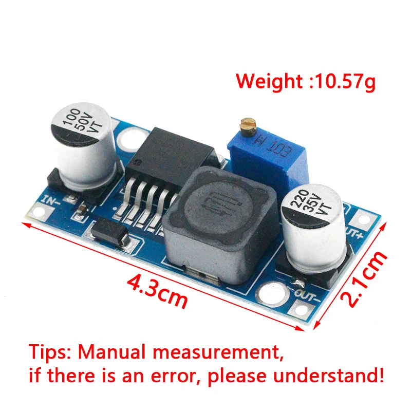 LM2596s DC-DC step-down power supply module 3A adjustable step-down module LM2596 voltage regulator 24V 12V 5V 3V