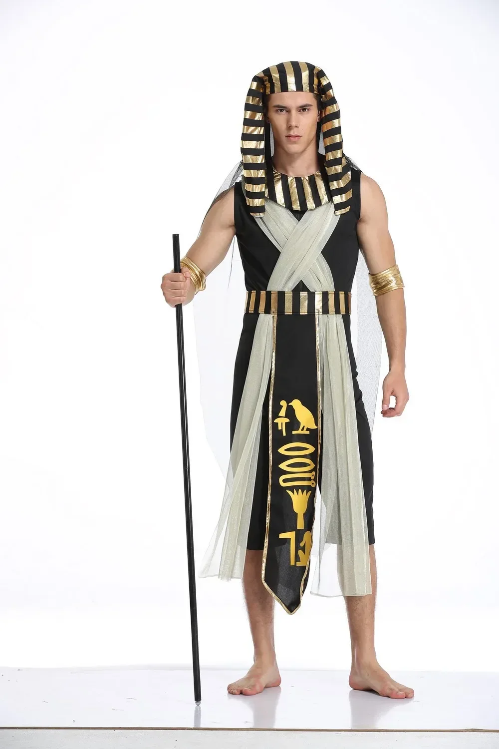 Halloween Costume Cos Egyptian Pharaoh Queen Greek Goddess Costume Stage Opera Performance Costume