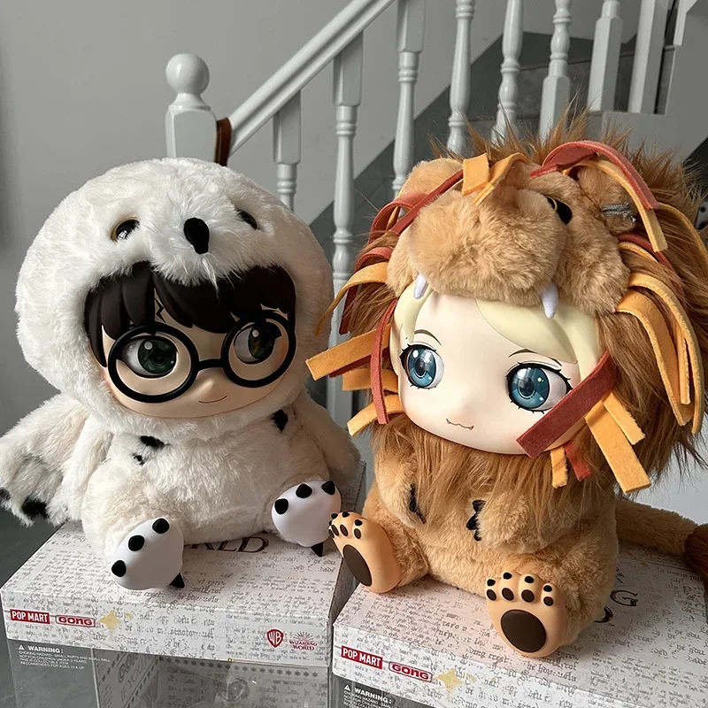 Pop Mart Genuine  Enamel Plush Toy Series - Lion Anime Kawaii Action Doll Toys Collectible Surprise Model Gifts