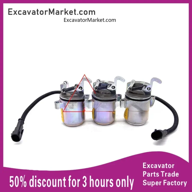 

Excavator Spare Deutz 2011 diesel engine shut-off solenoid valve 04287583/04272956/04272733 excavator