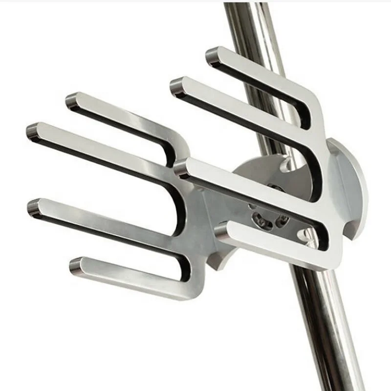 High quality kayak rotating clip tail wave plate frame aluminum silver 4 fork marine hardware accessories
