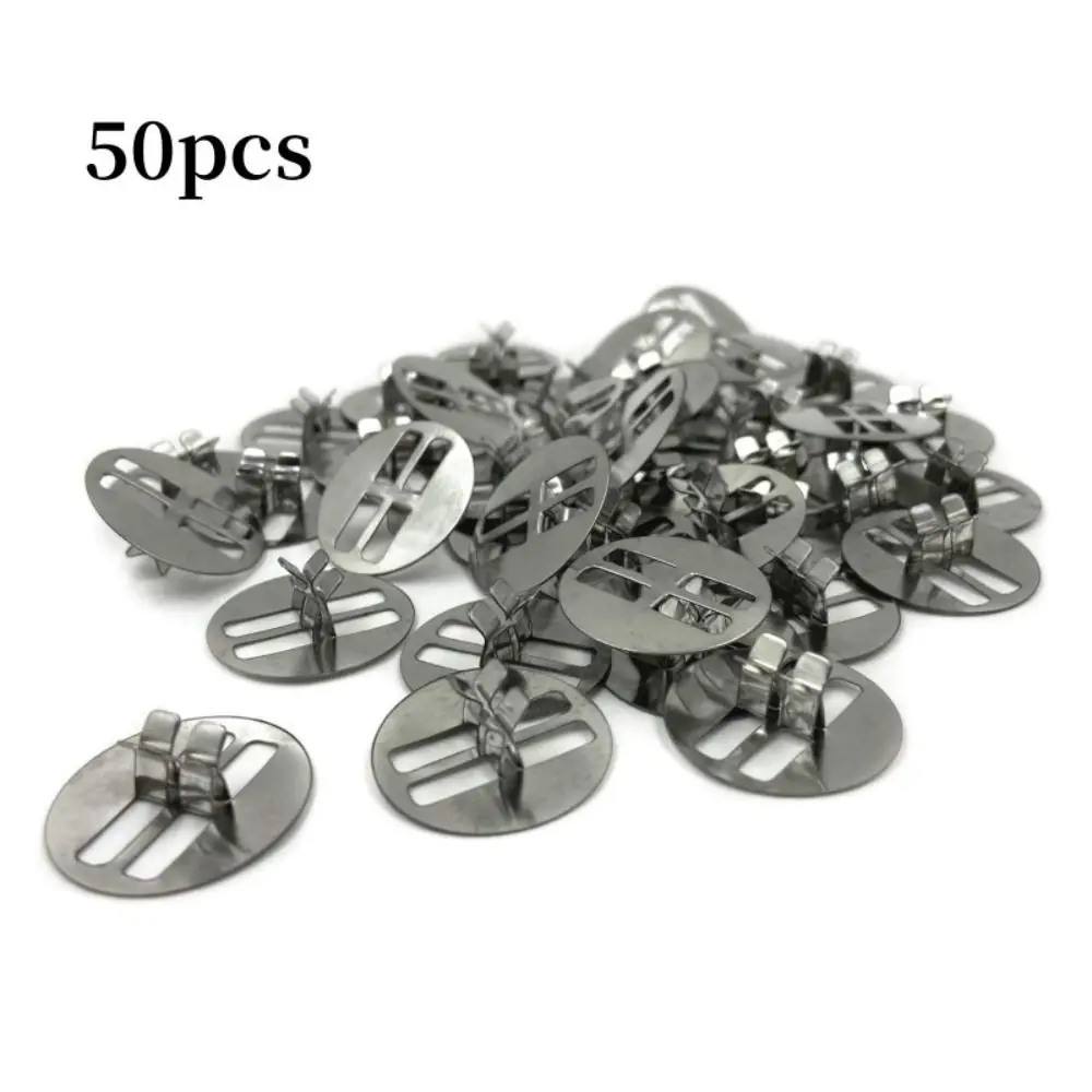 

50PCS Durable DIY Candle Wicks Bases Candle Making Metal Wax Wick Core Iron Stand Round Wax Wick Core Holder