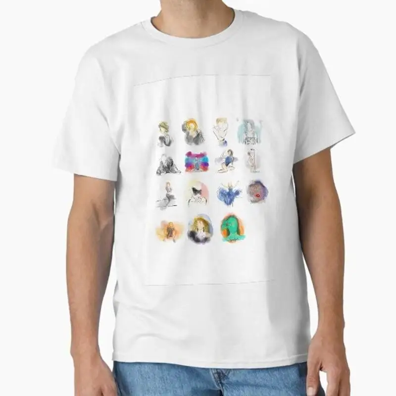 

Kylie Minogue all albums digital watercolour T Shirt Made in US AUS Size S 2XL