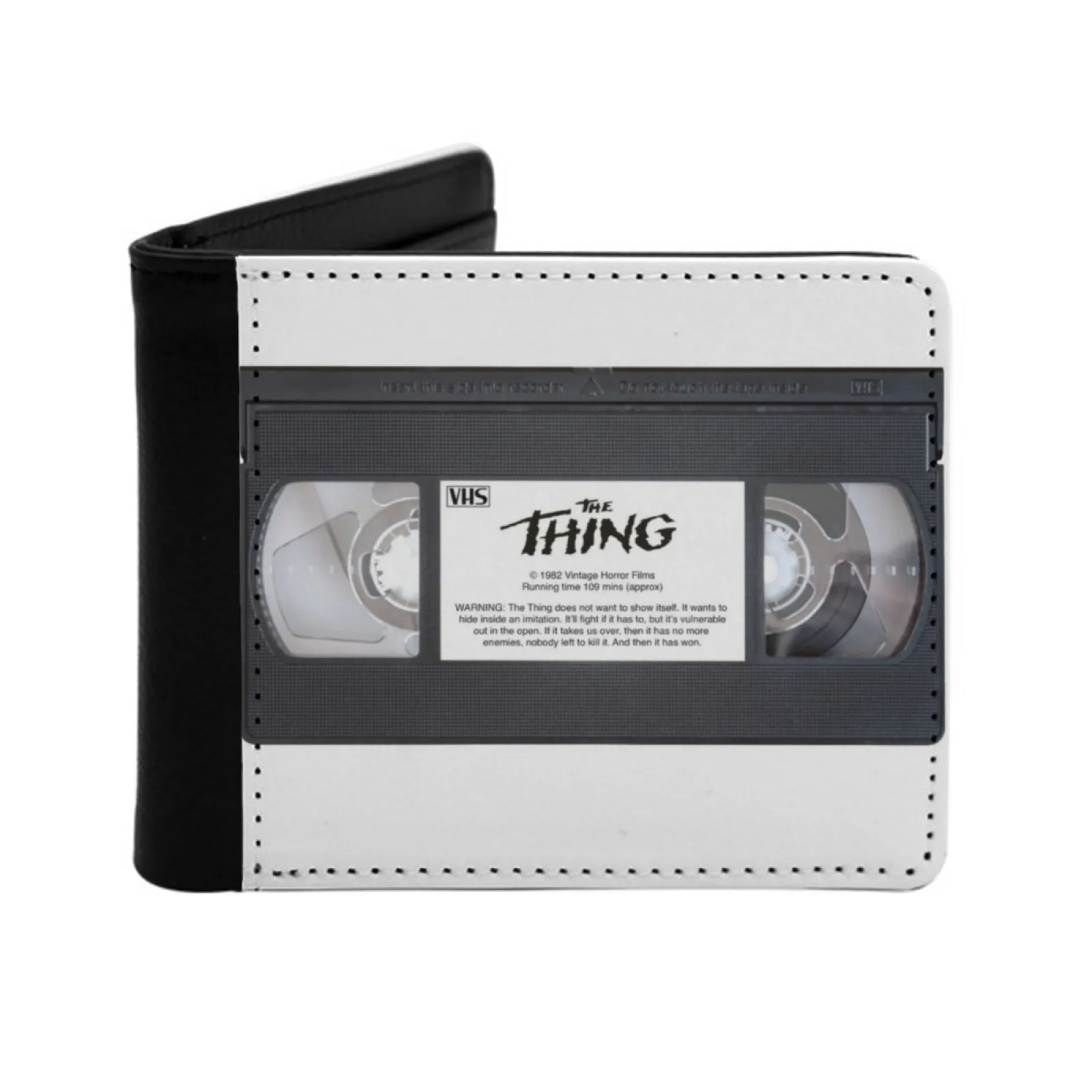 Vintage Vhs : The Thing Men Wallets Card Man Wallet Short Purse Bi-Fold Personalized Purses The Thing Horror Movie Horror Film