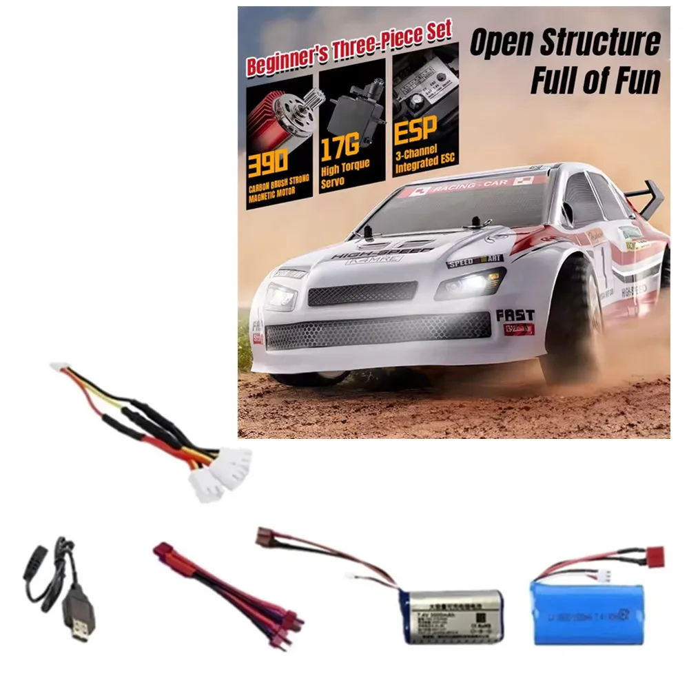 SY1201 Onderdelen Batterij 7.4v 1500mAh 3000mAh /T-plug /3in1 Kabel Geschikt voor: SY1201 SY-1201 RC Auto