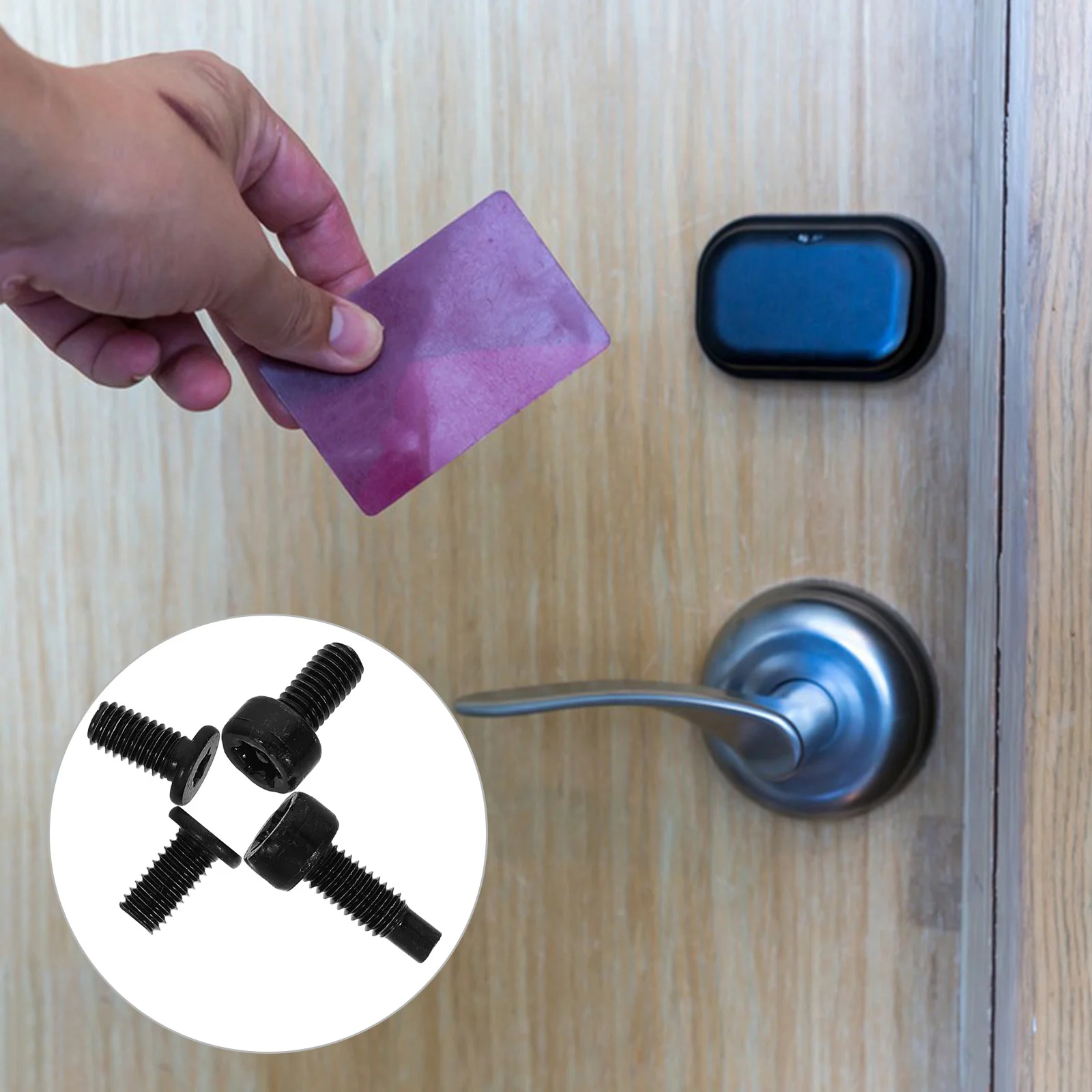 

20Pcs Replacement Screws for Intelligent Doorbell Flower Shape Metal Screw Home Security Installation Kit Replacement Screws