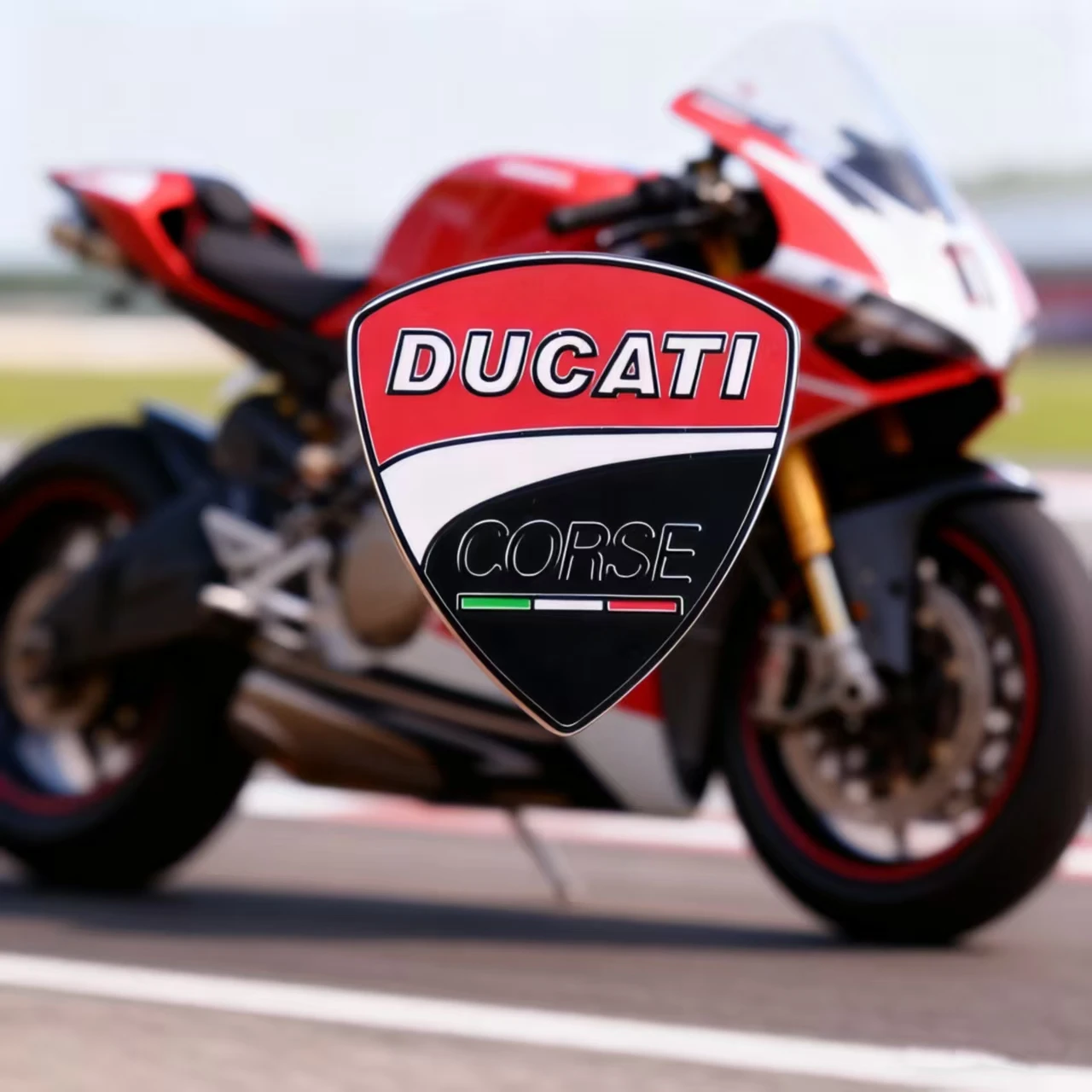 

High Quality Ducati Logo Metal Badge Handmade DIY Wallet Backpack Clothing Waistband Accessories Racing Driver Merchandise gift