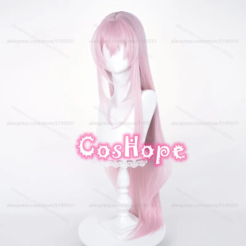 لوكا شعر مستعار تأثيري 100 سنتيمتر طويل مستقيم الوردي شعر مستعار تأثيري أنيمي تأثيري الباروكات مقاومة للحرارة بيروكات صناعية